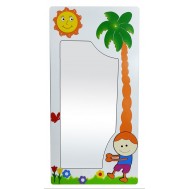 Küçük Çocuk Figürlü Boy Aynası
