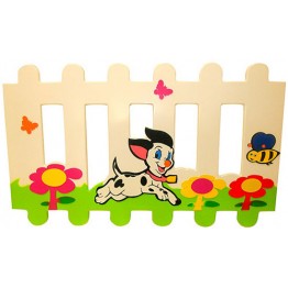 Koşan Köpek Figürlü Çit