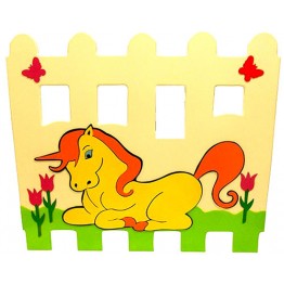 Oturan At Figürlü Çit