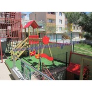 Ahşap Çocuk Oyun Parkı