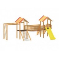 Ahşap Çocuk Oyun Parkı