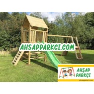 Ahşap Çocuk Oyun Parkı Bahçe