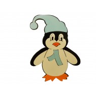 Penguen Figürlü Duvar Süsü