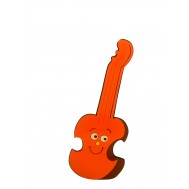 Gitar Figürlü Duvar Süsü