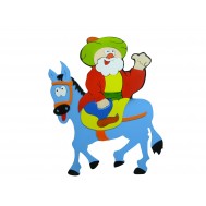 Nasreddin Hoca Figürlü Duvar Süsü
