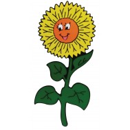 Ayçiçeği Figürlü Duvar Süsü