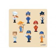 AHŞAP PUZZLE MESLEKLER  (30x30)