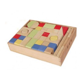 Renkli Geometrik Şekilli Blok