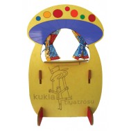 Renkli Mantar Modelli Kukla Köşesi