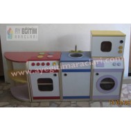 Beyaz Eşya Modelli Mutfak Köşesi