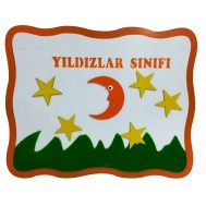 Yıldız Figürlü Sınıf Tabelası