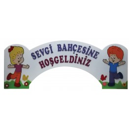 Çocuk Figürlü Tabela