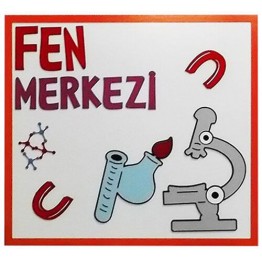 Fen Merkezi Figürlü Tabela