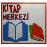 Kitap Merkezi Figürlü Tabela