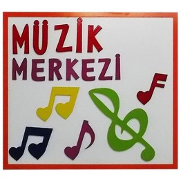 Müzik Merkezi Figürlü Tabela