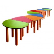 10 Parça Tırtıl Masa 