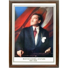 Atatürk Resmi-Ahşap
