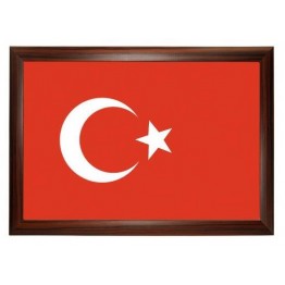 Türk Bayrağı-Ahşap