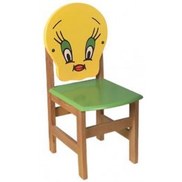 Figürlü Ahşap Sandalye