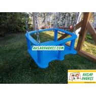 Ahşap Bahçe Bebek Salıncağı Çocuk Salıncak