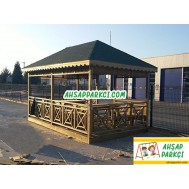 Ahşap Bahçe Çardağı