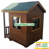 Ahşap Bahçe Güvenlik Kulübesi