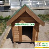Ahşap Bahçe Köpek Kulübesi