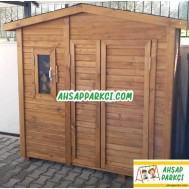 Ahşap Bahçe Malzeme Dolabı