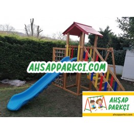 Ahşap Çocuk Oyun Parkı