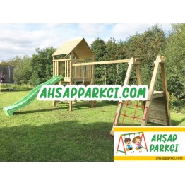 Ahşap Çocuk Oyun Parkı Bahçe