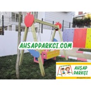 Ahşap Gondol Salıncak Büyük Salıncak