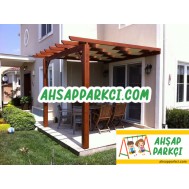 Ahşap Kapı Üstü Veranda