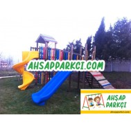 Bahçe İçin Ahşap Oyun Parkı