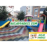 Çocuk Ahşap Oyun Parkı