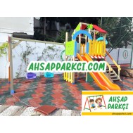 Çocuk Oyun Parkı Ahşap Sevimli