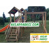 Dış Mekan Ahşap Oyun Parkı