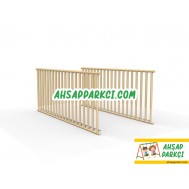 Düz Köprü Platform Taban Korkuluğu 220 Cm