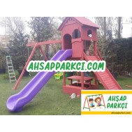 Evde Oyun Parkı Ahşap