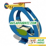 Helikopter Ahşap Zıp Zıp