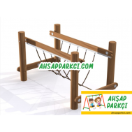 İp Ahşap Denge Köprüsü
