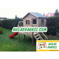 Kaydıraklı Çocuk Oyun Evi