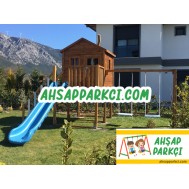 Kaydıraklı Çocuk Oyun Evi