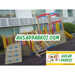 Mini Gemi Ahşap Oyun Parkı