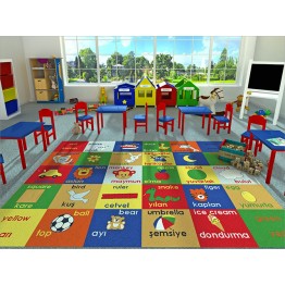 STUDY TIME 200x290 MAVİ BUKLE 3 mm