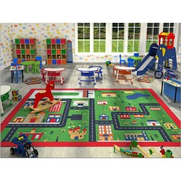 TOWN 133x190 YEŞİL BUKLE 3 mm