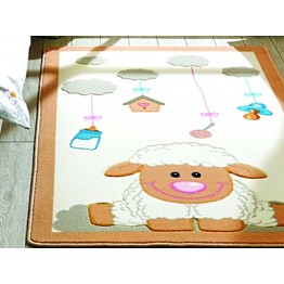 BABY SHEEP 100*160 BEYAZ 9 mm