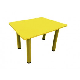 AHŞAP KARE MASA 60X60 (SARI)