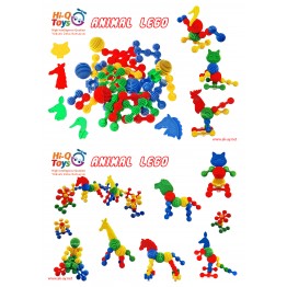 ANIMAL LEGO (POŞETLİ) 35 PARÇA