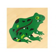 KURBAĞA PUZZLE - FROG PUZZLE (PLYWOOD, NEW)