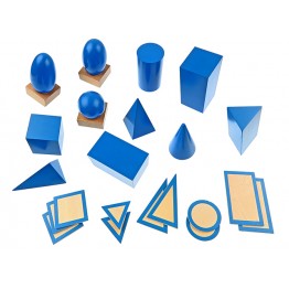 MAVİ GEOMETRİK CİSİMLER KUTULU - BLUE GEOMETRIC SOLIDS WITH BOX